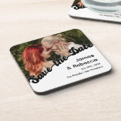 Schattigee retro boho minimalistische eigenzinnige bier onderzetter (Linkerzijde)