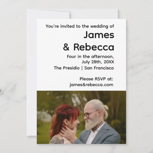 Schattigee retro boho minimalistische eigenzinnige kaart (Achterkant)