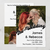 Schattigee retro boho minimalistische eigenzinnige kaart (Voorkant / Achterkant)