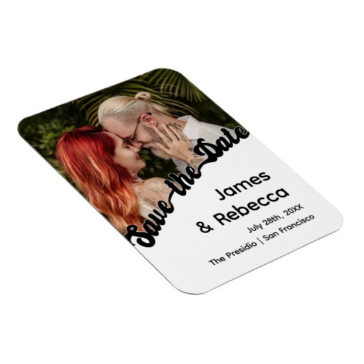 Schattigee retro boho minimalistische eigenzinnige magneet (Rechterzijde)