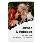 Schattigee retro boho minimalistische eigenzinnige magneet (Verticaal)