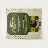 Schattigee Retro Camera Art Stippen Afstuderen Fot Wandkleed (Voorkant (horizontaal))