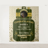 Schattigee Retro Camera Art Stippen Afstuderen Fot Wandkleed (Voorkant)