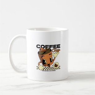 Schattigee Retro Coffee Cup Character – Koffiewink Koffiemok