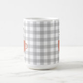 Schattigee Retro Cup op Buffalo Plaid Koffiemok (Center)