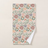 Schattigee  Retro Flowers Badhanddoek Set Bad Handdoek (Handdoek)