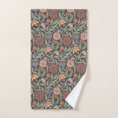 Schattigee Retro Flowers Badhanddoek Set Bad Handdoek (Handdoek)