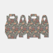 Schattigee Retro Flowers Favor Box Bedankdoosjes (Uitgevouwen)