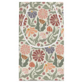 Schattigee  Retro Flowers Kleine Gift Bag Klein Cadeauzakje (Achterkant)