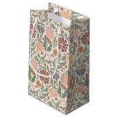 Schattigee  Retro Flowers Kleine Gift Bag Klein Cadeauzakje (Achterkant Gekanteld)