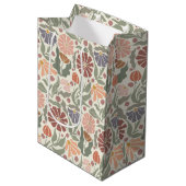 Schattigee  Retro Flowers Medium Gift Bag Medium Cadeauzakje (Voorkant Gekanteld)