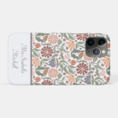 Schattigee  Retro Flowers  naam Case-Mate iPhone Case (Achterkant (horizontaal))