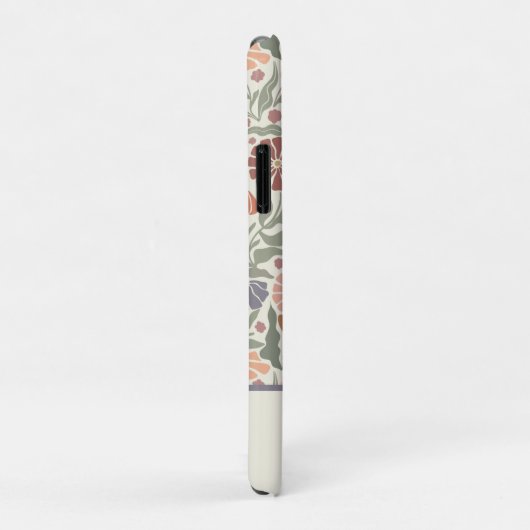 Schattigee Retro Flowers naam Case-Mate iPhone Case (Achterkant/rechts)