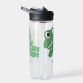 Schattigee Retro Frog Graphic gepersonaliseerd Waterfles (Rechts)