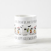 Schattigee Retro Grappige Quote Bats Happy Hallowe Koffiemok (Center)