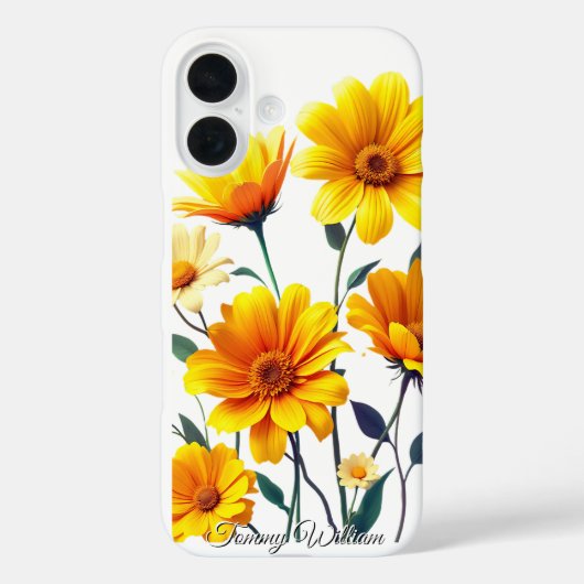  Schattigee Retro Groovy Hippie Bloemen Case-Mate iPhone Case (Achterkant)