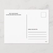 Schattigee Retro Groovy kerstboom auto die we hebb Feestdagenkaart (Achterkant)