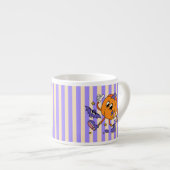 Schattigee Retro Halloween Pompoen Espresso Kop (Voorkant rechts)