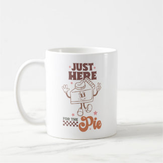 Schattigee retro-Herfst geïnspireerd "Just Here fo Koffiemok