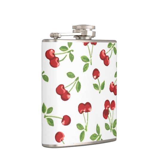 Schattigee Retro Kersen Heupfles (Rechts)