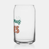 Schattigee retro kerstvibes blikvorm glas (Links)
