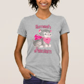 Schattigee retro kitten - smash fascisme t-shirt (Voorkant)