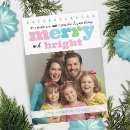 Schattigee Retro Kleurrijke Vrolijke en Heldere Va Feestdagenkaart