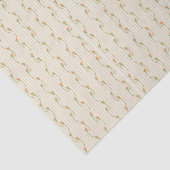 Schattigee retro oranje rozen in retro patroonplak tissuepapier (Detail)