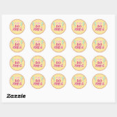 Schattigee Retro 'Plan Do Smile' Sticker (Vel)
