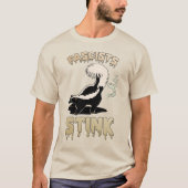 Schattigee retro stinkdier - fascisten stinken t-shirt (Voorkant)