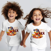 Schattigee Retro Thanksgiving "Turkije Taurus Rex" T-shirt