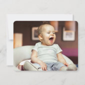 Schattigee Retro Transport Jongens Speelgoed Kinde Bedankkaart (Achterkant)