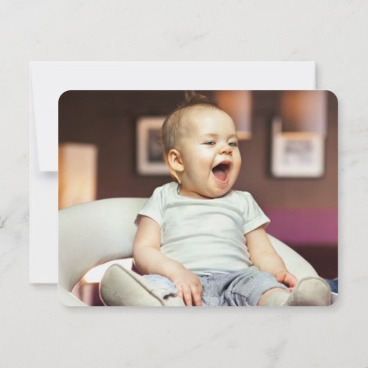 Schattigee Retro Transport Jongens Speelgoed Kinde Bedankkaart (Achterkant)