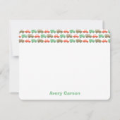 Schattigee Retro Transport Jongens Speelgoed Kinde Bedankkaart (Voorkant)