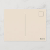 Schattigee retro  Valentijn Briefkaart (Achterkant)