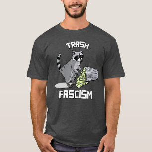 Schattigee retro wasbeer - afval fascisme t-shirt