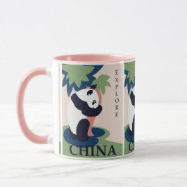 Schattigee reuzenpanda Beer China Reizen Mok