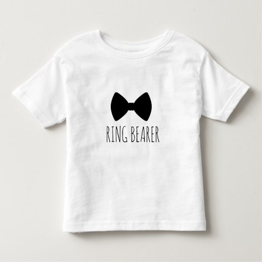 Schattigee Ringdrager Peuter T-shirt voor bruiloft (Voorkant)