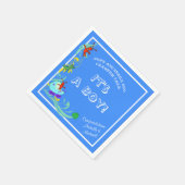 Schattigee rivierkreeft Cajun Baby Boy Servet (Hoek)