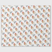 Schattigee Robin Redbreast Feestelijke Wildlife Ke Cadeaupapier (Vlak)