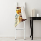 Schattigee Robins, Frozen Christmas Sherpa Deken (In situ)