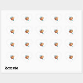Schattigee Rock klimmen luiaard Hart Sticker (Vel)