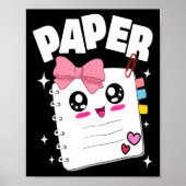 Schattigee Rock Papier Schaar Halloween Kostuums K Poster (Voorkant)