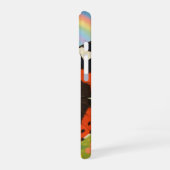 Schattigee Rode Admiral Butterfly Slim iPhone 16 Hoesje (Linkerkant)