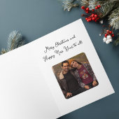 Schattigee rode boog & Sinterklaas, Eenvoudige Fot Kaart