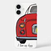 Schattigee rode Figaro auto hou van mijn Figgy Fig Case-Mate iPhone Case (Achterkant)