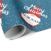 Schattigee rode gnoom cartoon gepersonaliseerde ke cadeaupapier (Rol Hoek)