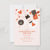 Schattigee Rode Hart Galentine Valentijnsdag Kaart (Voorkant)