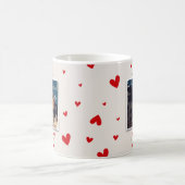 Schattigee Rode Harten Foto Valentijns Koffiemok (Center)