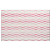 Schattigee rode harten stippelpatroon op wit stof (Yard (91,4 cm))